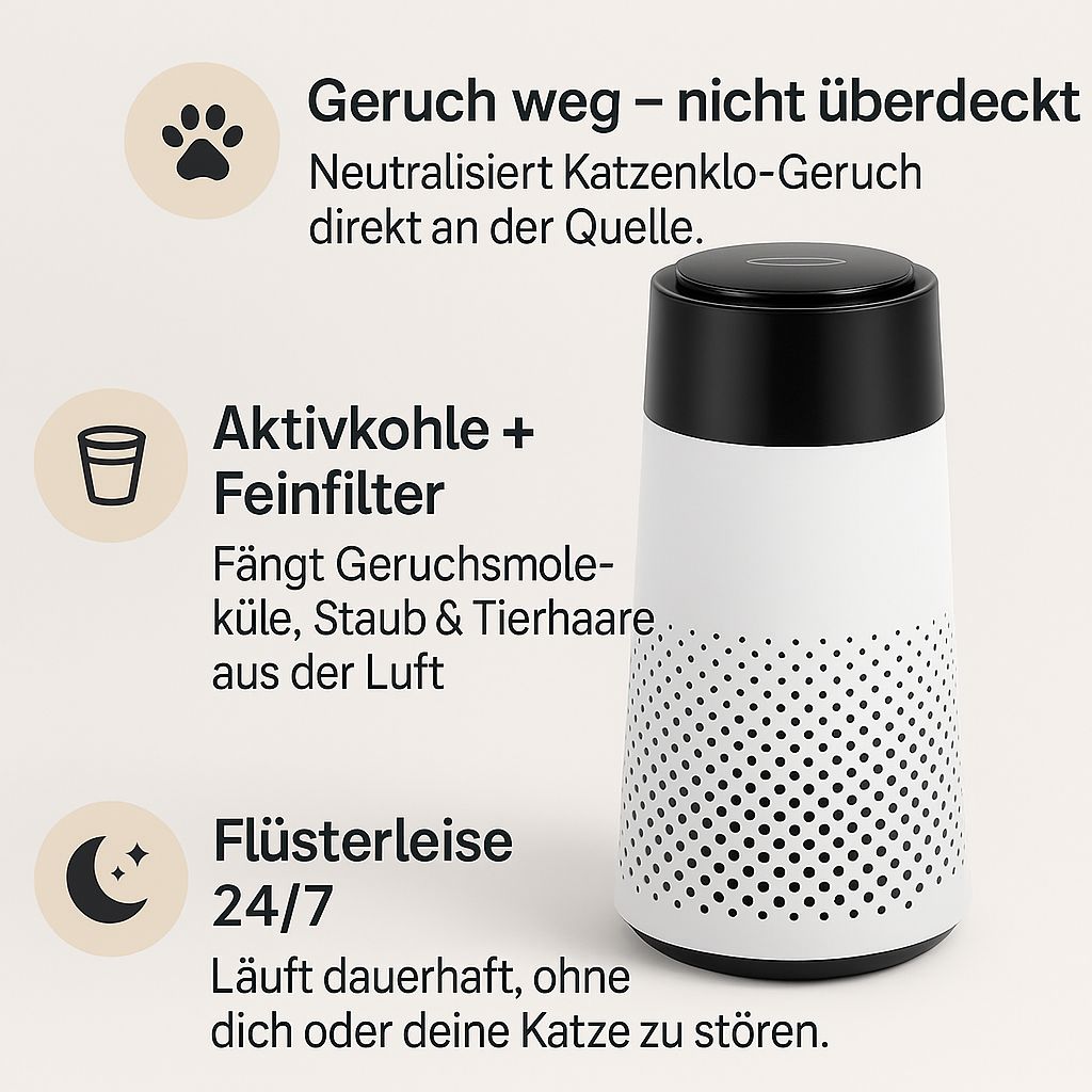 Fellfrisch Luftreiniger - gegen Katzen-Geruch