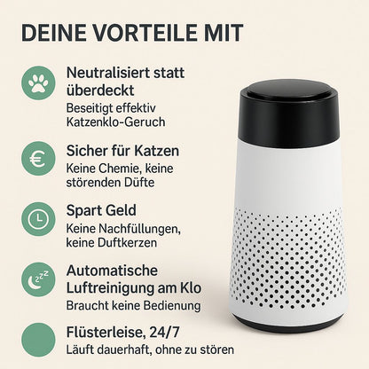 Fellfrisch Luftreiniger - gegen Katzen-Geruch